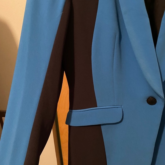 🌹SOLD🌹 Rag & Bone Black Blue Hefferson Blazer - Picture 9 of 11
